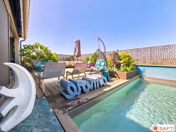 Magnifique Maison de Ville Rooftop, Piscine et Garage de 100m2!!!