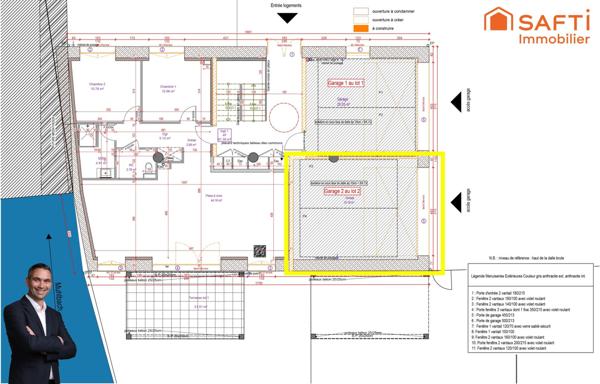 Superbe appartement de 83,72m² disposant d'une terrasse, d'un jardin, d'un double garage et de 2 places de stationnement privées !