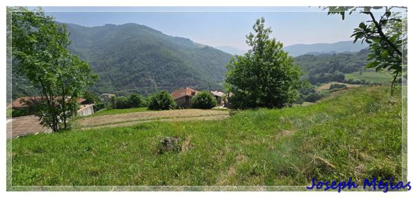 Jaunac (07160) À vendre – Terrain de 6 504 m² à Jaunac (07) – Vue imprenable, au calme, proche Le Cheylard