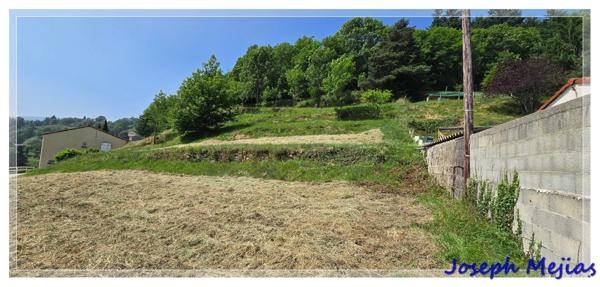 Jaunac (07160) À vendre – Terrain de 6 504 m² à Jaunac (07) – Vue imprenable, au calme, proche Le Cheylard