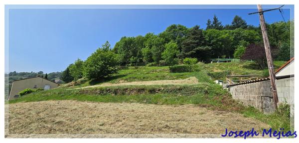 Jaunac (07160) À vendre – Terrain de 6 504 m² à Jaunac (07) – Vue imprenable, au calme, proche Le Cheylard