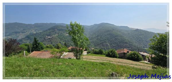 Jaunac (07160) À vendre – Terrain de 6 504 m² à Jaunac (07) – Vue imprenable, au calme, proche Le Cheylard