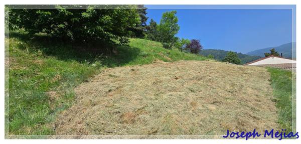 Jaunac (07160) À vendre – Terrain de 6 504 m² à Jaunac (07) – Vue imprenable, au calme, proche Le Cheylard