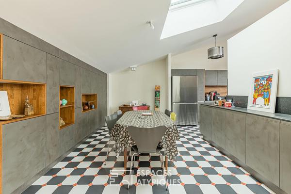 Loft d’exception avec rooftop, piscine, ascenseur et garage au coeur des Chartrons