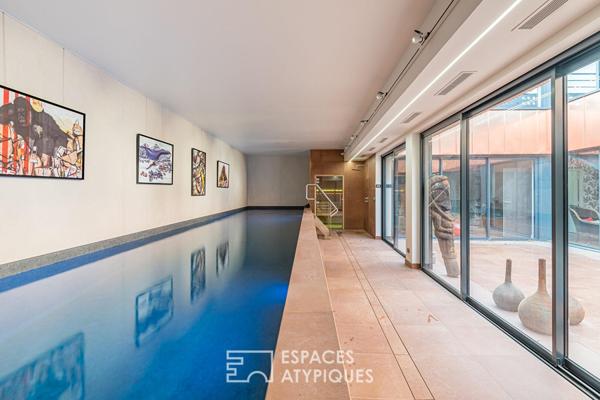 Loft d’exception avec rooftop, piscine, ascenseur et garage au coeur des Chartrons