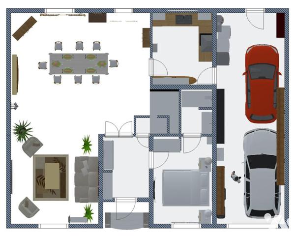 Maison au calme en impasse