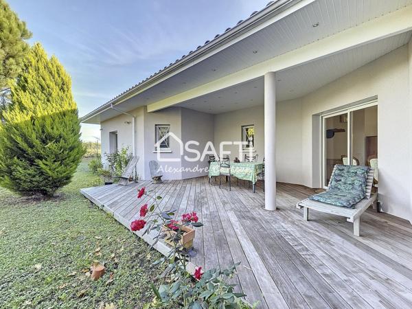 Contemporaine 155 m² 4 chambres, garage et piscine