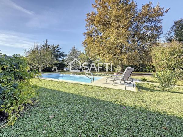 Contemporaine 155 m² 4 chambres, garage et piscine