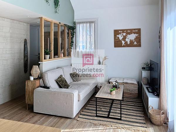 Appartement en duplex avec jardinet