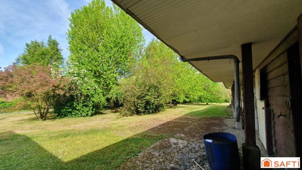Très beau terrain arboré - Grand bâtiment