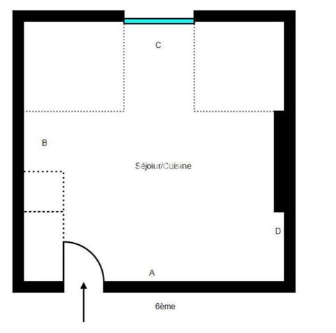 Achat appartement Paris 17 - 1 pièce(s) - 12 m² - 125 000 €