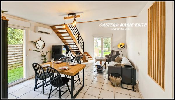 Maison PLAIN-PIED 110,23 M² - 6 pièces - 3 chambres + Mezzanine -Garage - Piscine neuve - PARCELLE 949 M² SEGOUFIELLE (32)