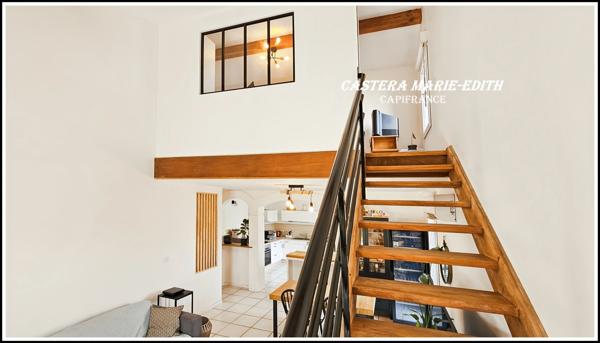 Maison PLAIN-PIED 110,23 M² - 6 pièces - 3 chambres + Mezzanine -Garage - Piscine neuve - PARCELLE 949 M² SEGOUFIELLE (32)