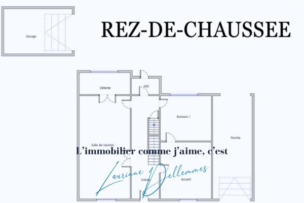 Superbe immeuble de rapport/Bureaux à vendre à ANZIN (59) - Maison bourgeoise en double distribution