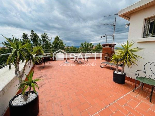 Perpignan, appartement 130m2, grand balcon et terrasse