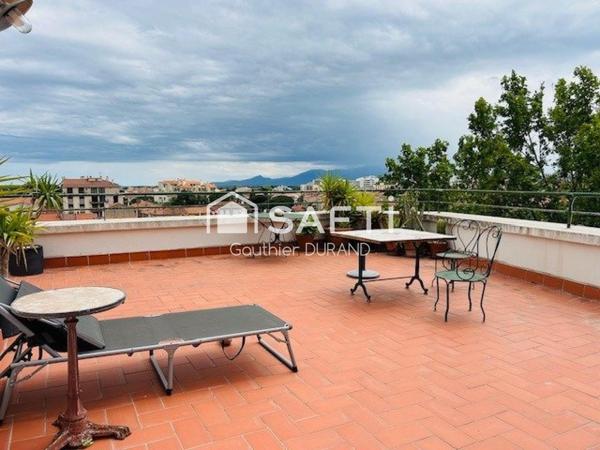 Perpignan, appartement 130m2, grand balcon et terrasse