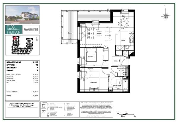 Appartement à vendre 3 pièces 67 m² Gujan-Mestras
