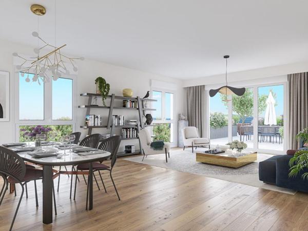 Appartement Etaples 3 pièce(s) 64.13 m2 avec balcon et parking