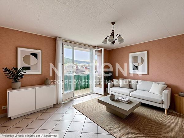 Appartement 4 pièces à vendre à Pontarlier - Vue imprenable Chappelle de l'Espérance et calme assuré !