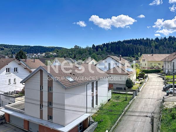Appartement 4 pièces à vendre à Pontarlier - Vue imprenable Chappelle de l'Espérance et calme assuré !