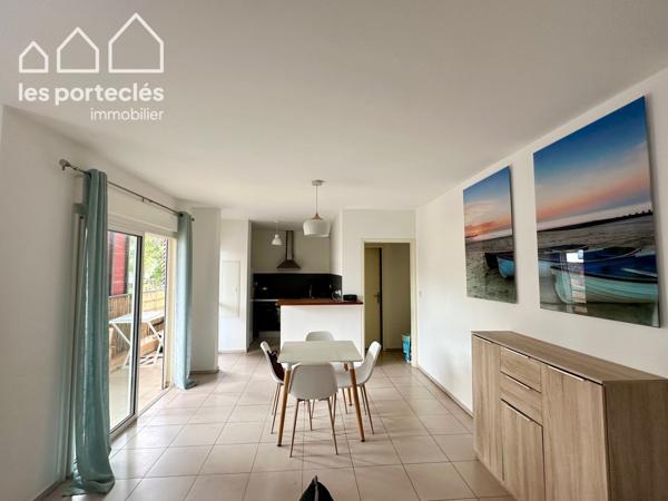 T2 lumineux avec varangue, vendu meublé - Mont Roquefeuille St Gilles