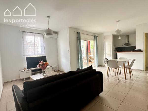 T2 lumineux avec varangue, vendu meublé - Mont Roquefeuille St Gilles