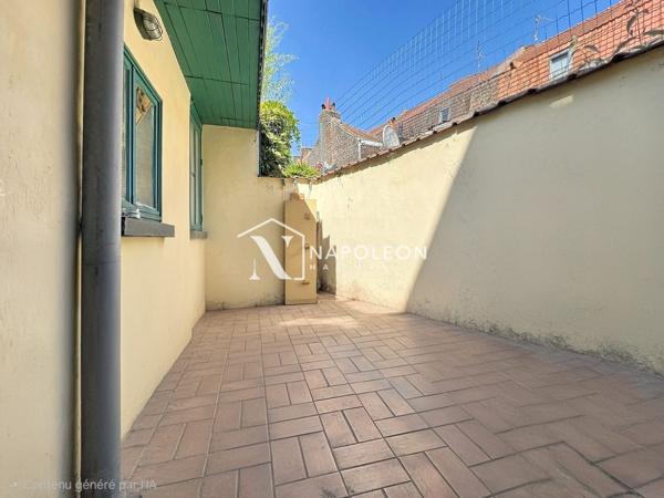Maison à fort potentiel à vendre à Roubaix – Rue de Bouvines – 97 m² au sol – 4 chambres possibles