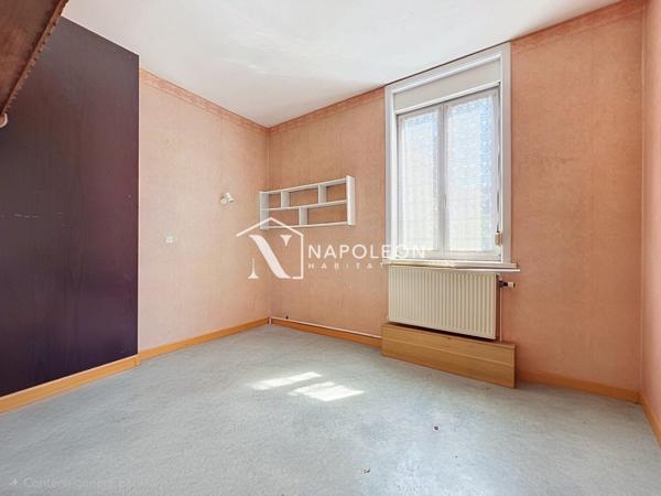 Maison à fort potentiel à vendre à Roubaix – Rue de Bouvines – 97 m² au sol – 4 chambres possibles