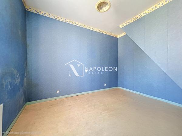 Maison à fort potentiel à vendre à Roubaix – Rue de Bouvines – 97 m² au sol – 4 chambres possibles
