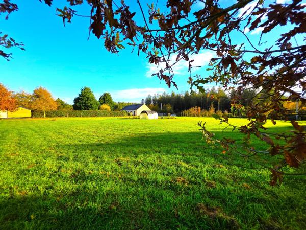 Maison contemporaine de plain-pied, son garage, ses dépendances et son terrain de 46ares !! Inédit sur le secteur !!!!