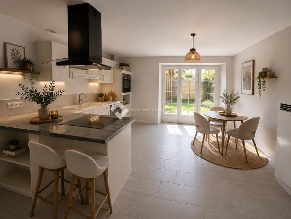 MAISON SAINT BENOIT BOURG, 260M², 7 CHAMBRES ET UN STUDIO, GARAGE, JARDIN.