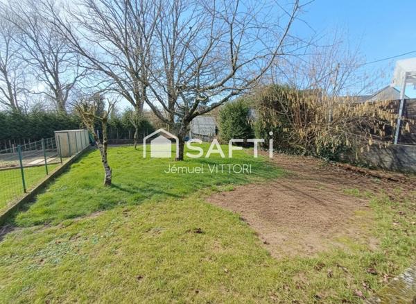 Maison 2 chambres avec garage et jardin clos à Ernée