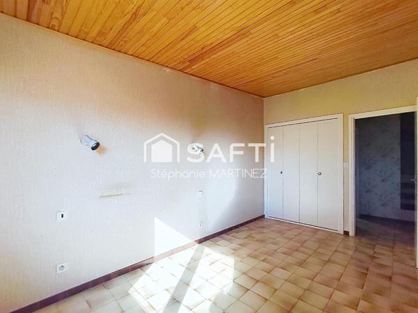 Grand terrain, beaux volumes et potentiel unique !
