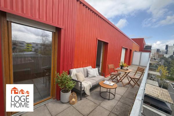 Appartement lille sud t2 lumineux avec balcon et parking