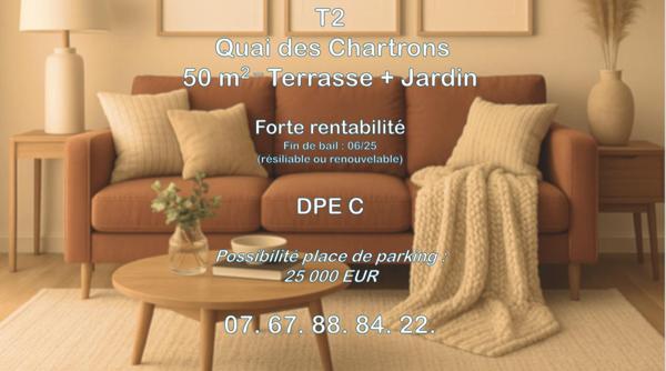 T2 50 m2 - Quai des Chartrons - Perle rare
