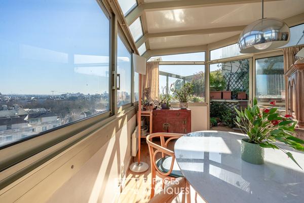 Duplex Montparnasse avec terrasse et vue sur Paris