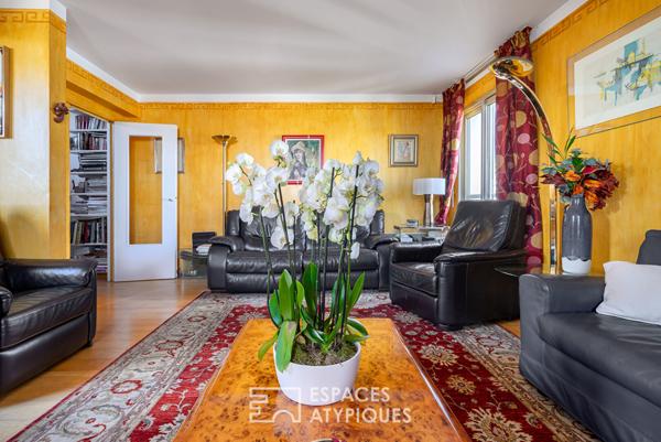 Duplex Montparnasse avec terrasse et vue sur Paris