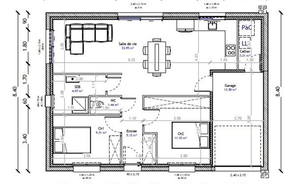 Maison à vendre    4 pièces •  Guénange