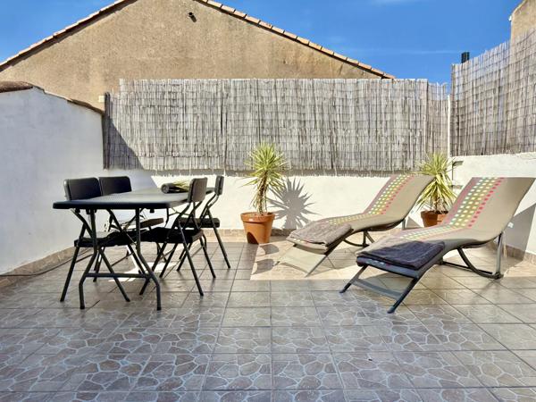 Appartement T3 au dernier étage avec terrasse privative et vues sur les Pyrénées