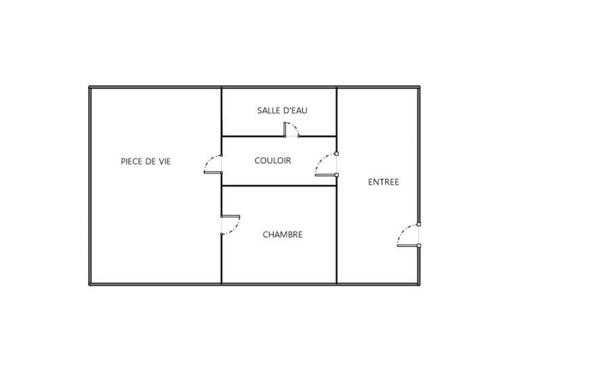 Appartement
         2 pièces
        - 44 m² 156 800 € *