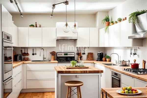 T3, 2 balcons, cave, garage