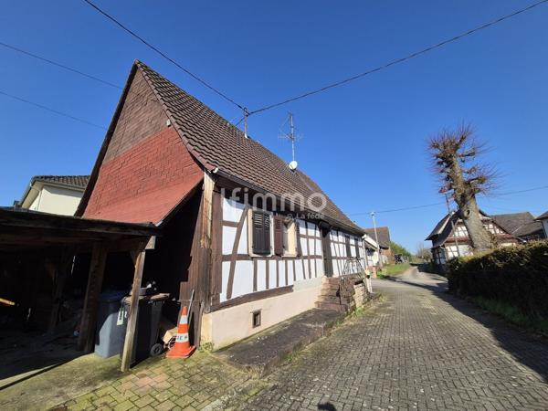 Ensemble de deux maisons à Niederlauterbach.