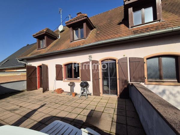 Ensemble de deux maisons à Niederlauterbach.