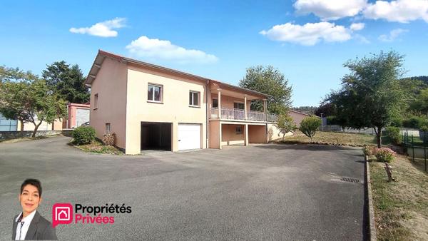 THIZY-LES-BOURG (69240) Maison individuelle récente, de plain-pied , 3 chambres,  Sous-sol complet, terrain 1100m²