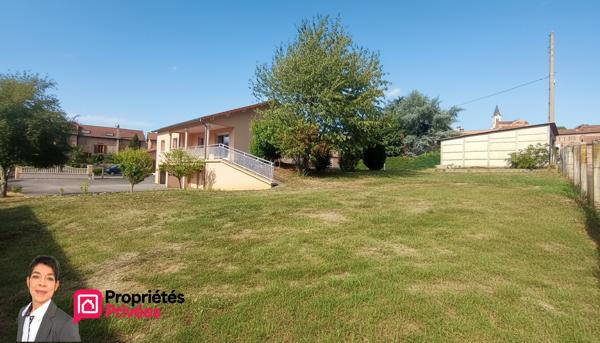 THIZY-LES-BOURG (69240) Maison individuelle récente, de plain-pied , 3 chambres,  Sous-sol complet, terrain 1100m²