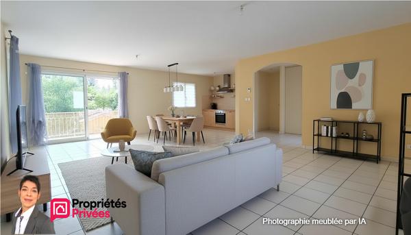 THIZY-LES-BOURG (69240) Maison individuelle récente, de plain-pied , 3 chambres,  Sous-sol complet, terrain 1100m²