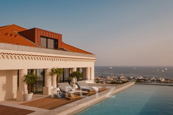 CAP D'ANTIBES : TRIPLEX D’EXCEPTION – ROOFTOP AVEC PISCINE PRIVÉE