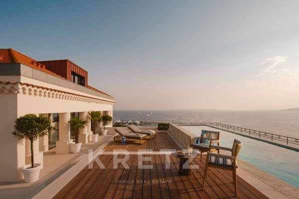 CAP D'ANTIBES : TRIPLEX D’EXCEPTION – ROOFTOP AVEC PISCINE PRIVÉE