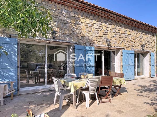 Maison en pierres avec T2 et garage à Draguignan (83300)