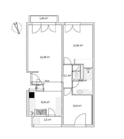 Appartement 3 pièces - 44100 Nantes -  Zola